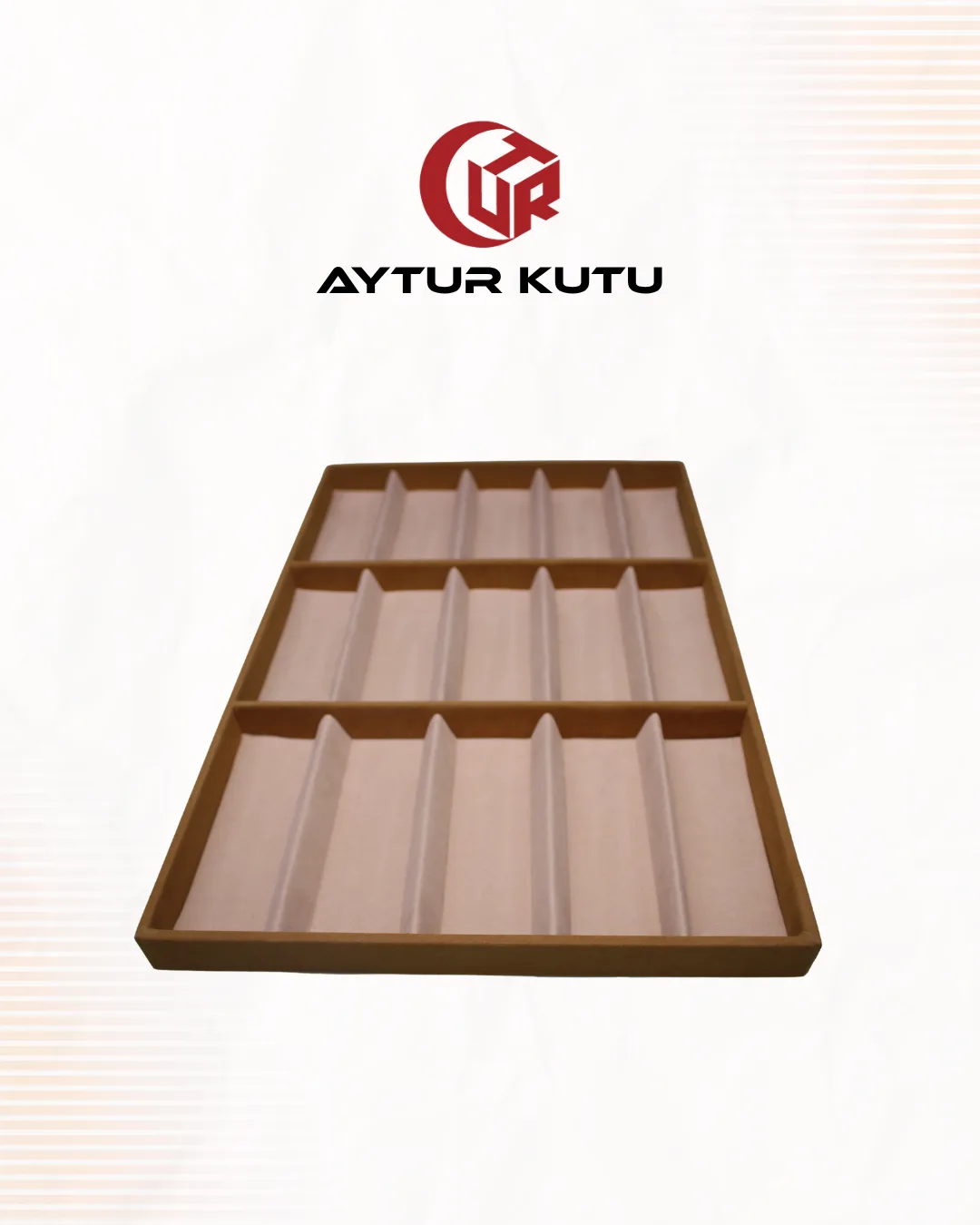 Taba süet 15 gözlü gözlük küvezi